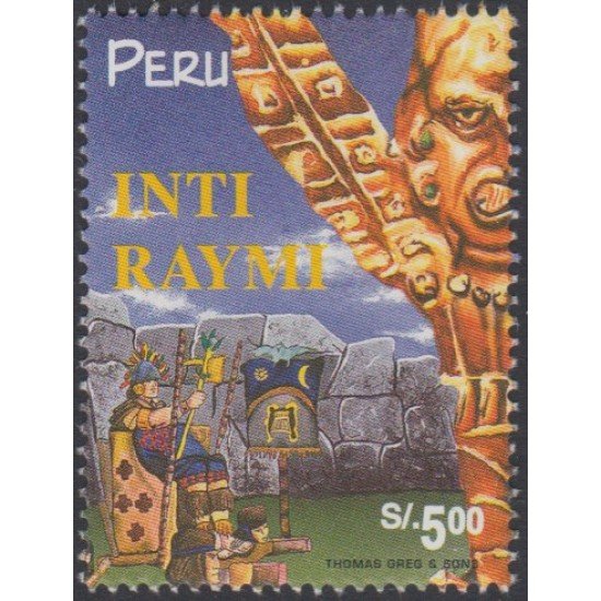 Perú 1133 1998 Celebración de Inti Raymi MNH Perú 1133 1998 Celebración de Inti Raymi MNH
