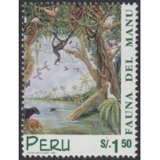 Perú 1145 1998 Fauna del Manu MNH