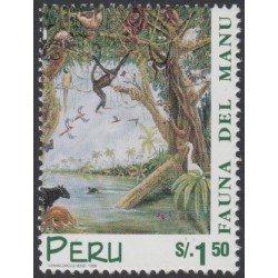 Perú 1145 1998 Fauna del Manu MNH Perú 1145 1998 Fauna del Manu MNH