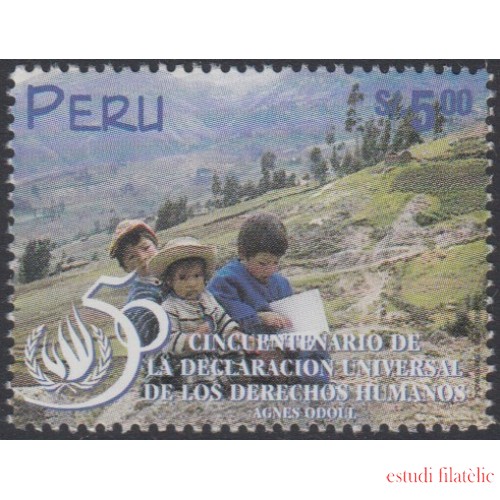 Perú 1157 1998 50 Años de la declaración universal de los derechos humanos MNH