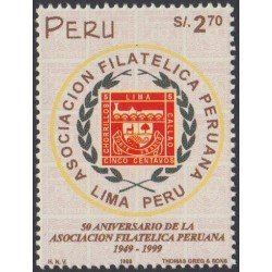 Perú 1160 1999 Asociación Filatélica Peruana MNH Perú 1160 1999 Asociación Filatélica Peruana MNH