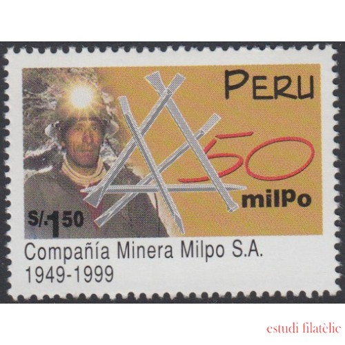 Perú 1166 1999 50 Aniversario de la compañía minera MILPO MNH