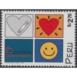 Perú 1168 1999 Fundación peruana para la cardiología infantil MNH Perú 1168 1999 Fundación peruana para la cardiología infantil MNH