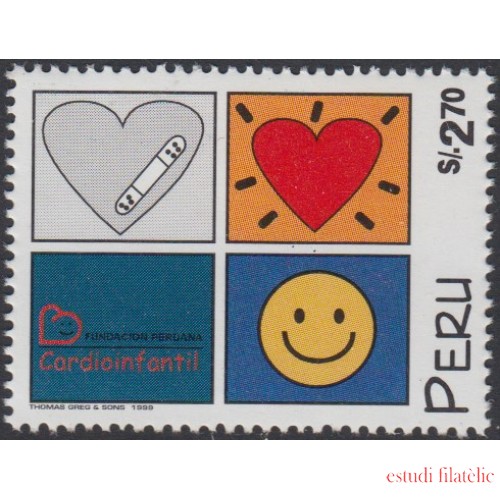 Perú 1168 1999 Fundación peruana para la cardiología infantil MNH