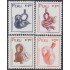 Perú 1169/72 1999 Serie corriente Cultura Mochica MNH