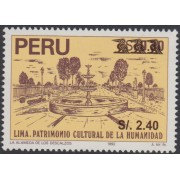 Perú 1190 1999 Patrimonio Cultural de la Humanidad La Almeda de los descalzos  MNH