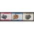 Perú 1192/94 1999 Minerales y fósiles MNH