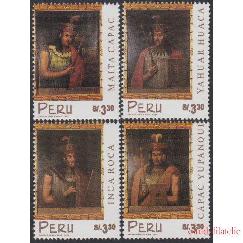 Perú 1196/99  1999 Emperadores Incas MNH