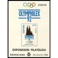 España Spain Prueba de lujo 26 1992 Olimphilex 92 Sagrada Familia