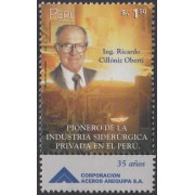 Perú 1221 2000 Corporación Aceros Arequipa Ricardo Cillóniz Oberti MNH