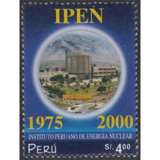 Perú 1224 2000 Instituto peruano de energía nuclear IPEN MNH Perú 1224 2000 Instituto peruano de energía nuclear IPEN MNH