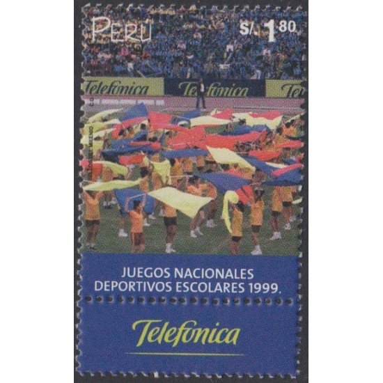 Perú 1229 2000 Juegos Nacionales Deportivos Escolares MNH Perú 1229 2000 Juegos Nacionales Deportivos Escolares MNH