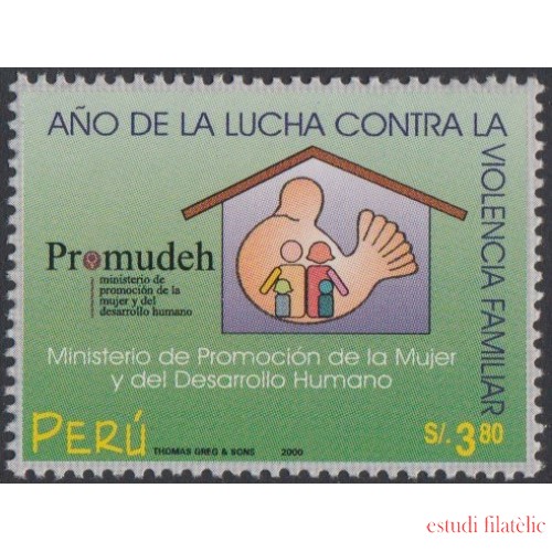 Perú 1231 2000 Año de la lucha contra la violencia familiar MNH