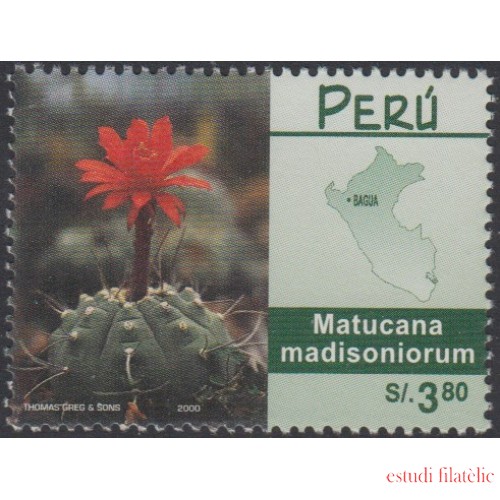 Perú 1248 2000 Flores Flowers Cactus MNH