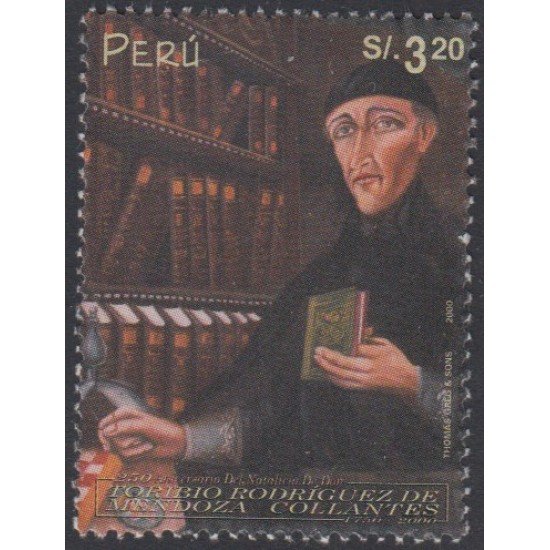 Perú 1250 2000 Toribio Rodríguez de Mendoza Collantes MNH Perú 1250 2000 Toribio Rodríguez de Mendoza Collantes MNH
