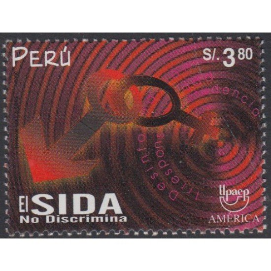 Perú 1256 2000 Lucha contra el SIDA MNH Perú 1256 2000 Lucha contra el SIDA MNH