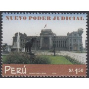Perú 1257 2000 Nuevo poder judicial Palacio de Justicia  MNH
