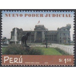 Perú 1257 2000 Nuevo poder judicial Palacio de Justicia MNH Perú 1257 2000 Nuevo poder judicial Palacio de Justicia MNH