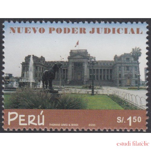 Perú 1257 2000 Nuevo poder judicial Palacio de Justicia  MNH