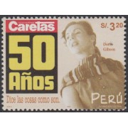 Perú 1268 2000 50 Años de caretas asociación de ayuda MNH