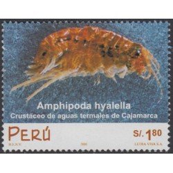 Perú 1280 2001 Fauna crustáceo de aguas termales MNH Perú 1280 2001 Fauna crustáceo de aguas termales MNH