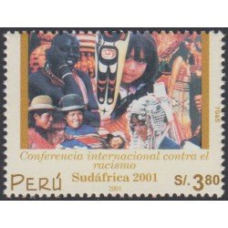 Perú 1287 2002 Conferencia Internacional contra el Racismo MNH Perú 1287 2002 Conferencia Internacional contra el Racismo MNH