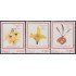 Perú 1292/94 2002 Orquídeas orchid flora  MNH