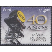 Perú 1338 2003 40 Aniversario de Radio Programas de Perú MNH