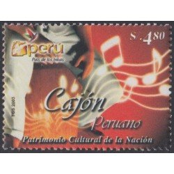 Perú 1351 2003 Cajón Peruano Patrimonio Nacional de la Nación MNH Perú 1351 2003 Cajón Peruano Patrimonio Nacional de la Nación MNH