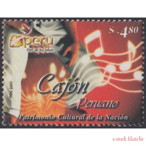 Perú 1351 2003 Cajón Peruano Patrimonio Nacional de la Nación MNH