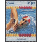 Perú 1353 2004 Deporte Natación swimming MNH