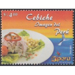 Perú 1357 2004 Plato Típico Ceviche MNH Perú 1357 2004 Plato Típico Ceviche MNH