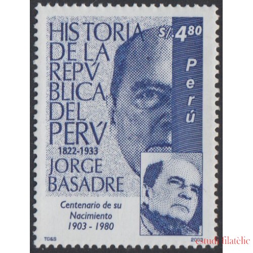 Perú 1378 2004 Jorge Basadre Centenario de su nacimiento MNH