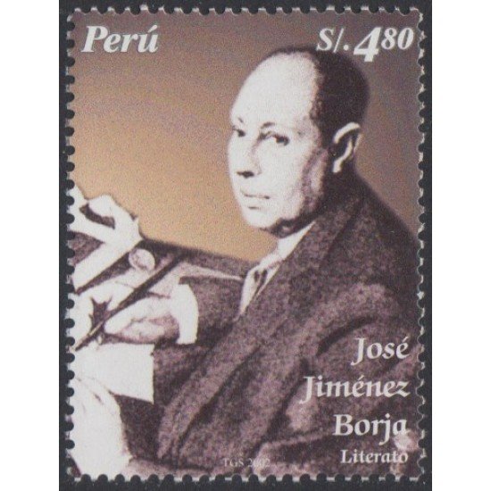 Perú 1379 2004 José Jiménez Borja MNH Perú 1379 2004 José Jiménez Borja MNH