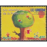 Perú 1387 2004 Día mundial de la población MNH