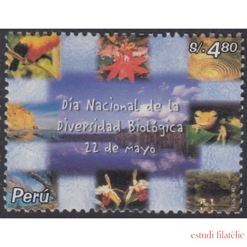 Perú 1388 2004 Día de la diversidad biológica 22 de mayo flora fauna  MNH