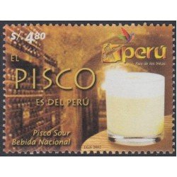 Perú 1391 2004 Pisco Bebida Nacional MNH Perú 1391 2004 Pisco Bebida Nacional MNH