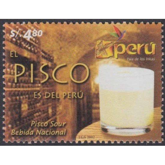 Perú 1391 2004 Pisco Bebida Nacional MNH Perú 1391 2004 Pisco Bebida Nacional MNH