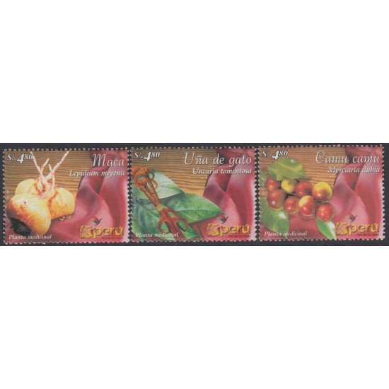 Perú 1416/18 2004 Flora Plantas Medicinales MNH Perú 1416/18 2004 Flora Plantas Medicinales MNH