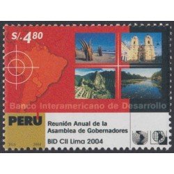 Perú 1419 2004 Reunión anual de asamblea de Gobernadores BID MNH Perú 1419 2004 Reunión anual de asamblea de Gobernadores BID MNH