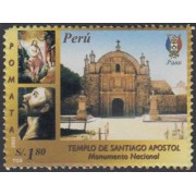 Perú 1433 2004 Templo de Santiago Apóstol Monumento Nacional MNH