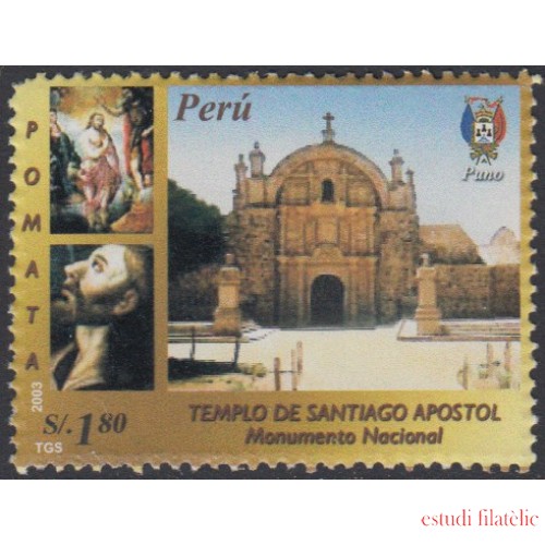 Perú 1433 2004 Templo de Santiago Apóstol Monumento Nacional MNH