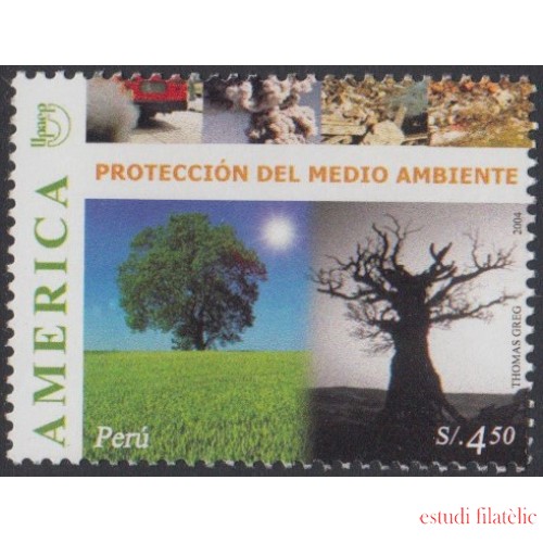 Perú 1438 2004 América UPAEP protección del medio ambiente MNH