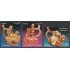 Perú 1461/63 2004 Cerámica precolombina Cultura Mochica MNH