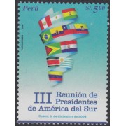 Perú 1466 2004 III Reunión de presidentes de América del Sur MNH