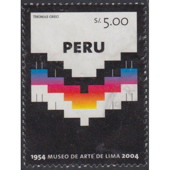 Perú 1467 2004 Cinquentenario del Museo de arte de Lima Usado Perú 1467 2004 Cinquentenario del Museo de arte de Lima Usado