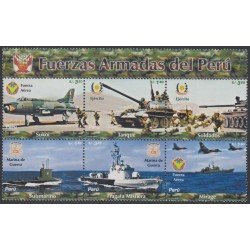 Perú 1480/85 2005 Fuerzas armadas del Perú barco boat avion MNH Perú 1480/85 2005 Fuerzas armadas del Perú barco boat avion MNH
