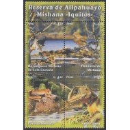 Perú 1490/93 2005 Reserva de Allpahuayo Mishana Iquitos Fauna  MNH