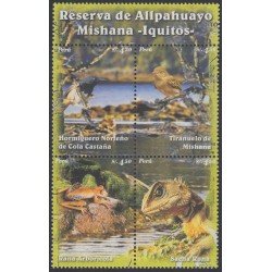 Perú 1490/93 2005 Reserva de Allpahuayo Mishana Iquitos Fauna MNH Perú 1490/93 2005 Reserva de Allpahuayo Mishana Iquitos Fauna MNH