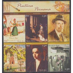 Perú 1494/99 2005 Pintura Peruana Picture painting MNH Perú 1494/99 2005 Pintura Peruana Picture painting MNH